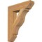 Ekena Millwork Funston Slat Rough Sawn Bracket, Western Red Cedar, 4"W x 18"D x 22"H BKT04X18X22FST06RWR - alternate 1